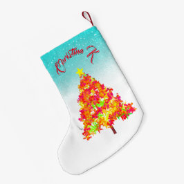 Julgranar med Sparkles Mönster Liten Julstrumpa