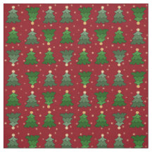 Julgranar med stjärnor på Anpassningsbar Red