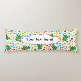 Julgranar mönster kroppskudde