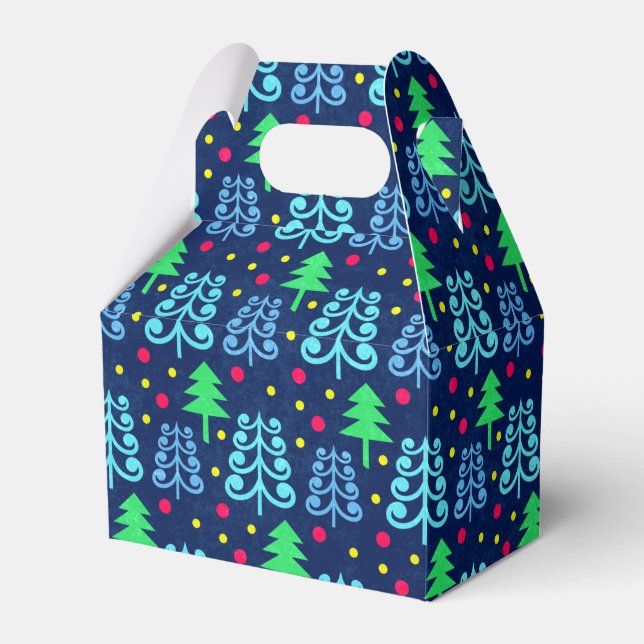 Julgranar Mönster Presentaskar (Framsidan Sidan)