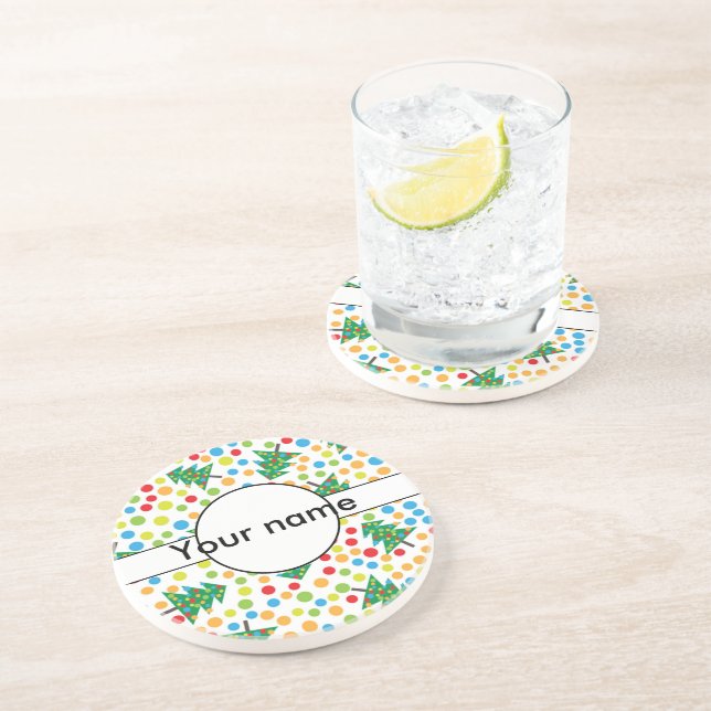 Julgranar mönster underlägg (Sidan)