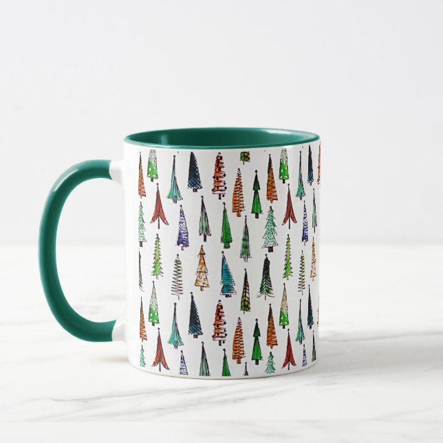 julgranar  mugg (Vänster)