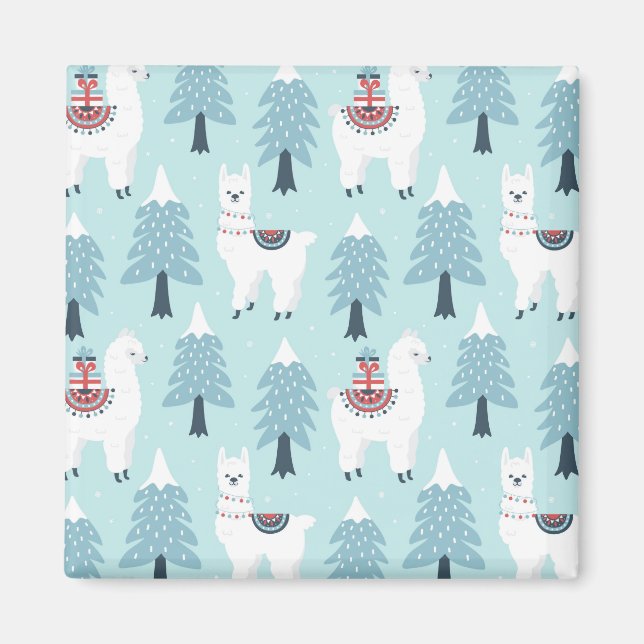Julgranar och Llamas Magnet (Framsidan)