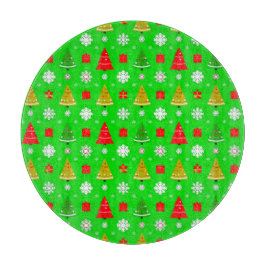 Julgranar och snöflingor