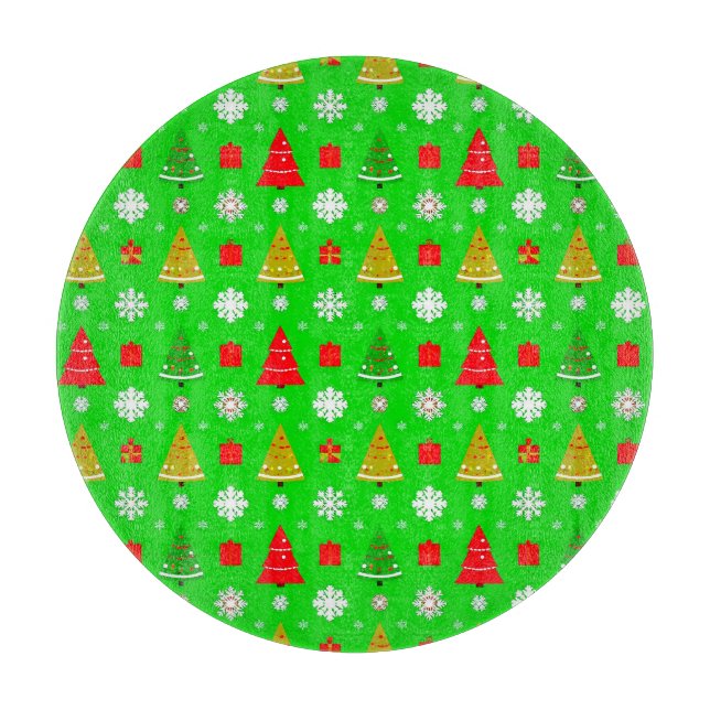 Julgranar och snöflingor (Framsidan)