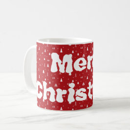 Julgranar och Snöflingor Kaffemugg