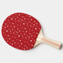 Julgranar och Snöflingor Ping Pong Paddle Pingisracket