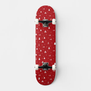 Julgranar och snöflingor Skateboard