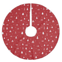 Julgranar och Snöflingor Träd Skirt