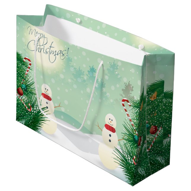 Julgranar och Snögubbar (Framsidan Vinklad)