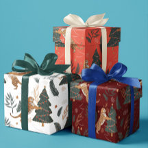 Julgranar och tigrar mönster anpassningsbar, bakgr