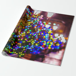 Julgranar på gatan presentpapper