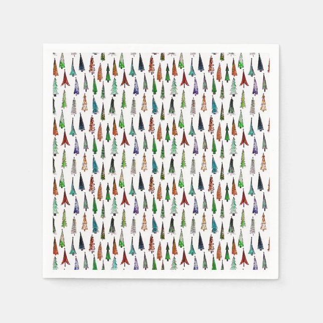 Julgranar Pappersservett (Framsidan)