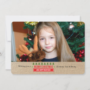 Julgranar Photo Helgdag Card Julkort