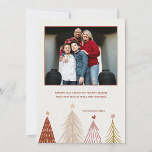 Julgranar Photo Helgdag Card Julkort