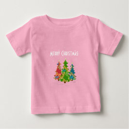 Julgranar Snöflingor Whimsique Roligt Red T Shirt