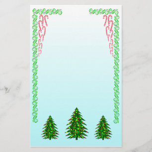 Julgranar Stationery Brevpapper
