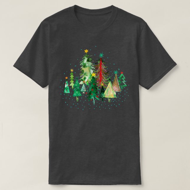 Julgranar T Shirt (Design framsida)