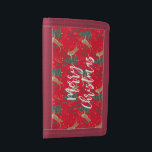 Julgranar & tigrar mönster röd bakgrund<br><div class="desc">Denna färgstarka tecknad-stil Julgran mönster med anpassade röd bakgrund. Jul,  träd,  juldjur och andra julsymboler.</div>