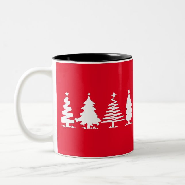 Julgranar Två-Tonad Mugg (Vänster)