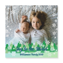 Julgranar White Snöflingor Joy till världen