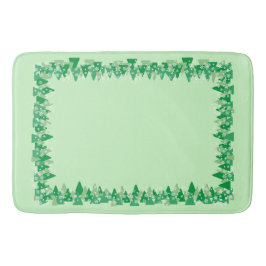 Julgranar White Snöflingor Joy till världen Badrumsmatta