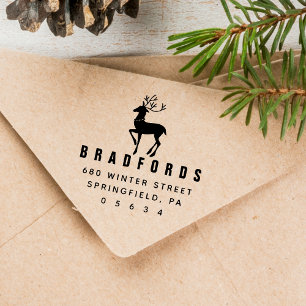 Julgranars returadress självfärgande stämpel