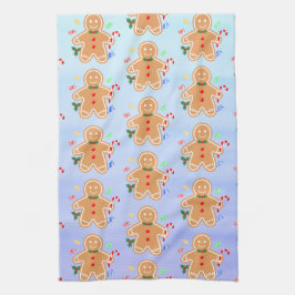 Julgranater Pepparkaksgubbe Candy cane Kökshandduk