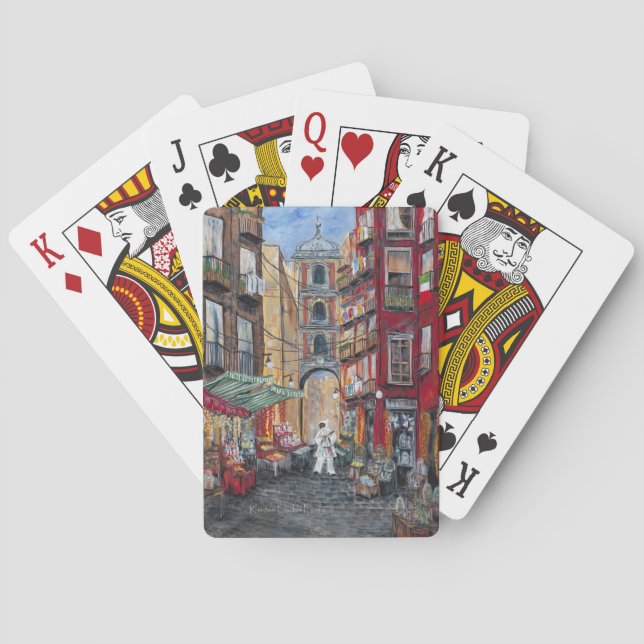 Julgränd Italia Casinokort (Baksidan)