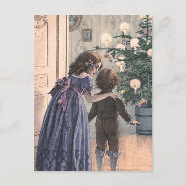 "Julgranen ", Helg Vykort (Framsida)