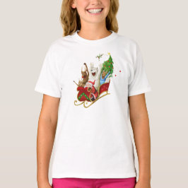 Julgranen, lustig digital teckning t-shirt