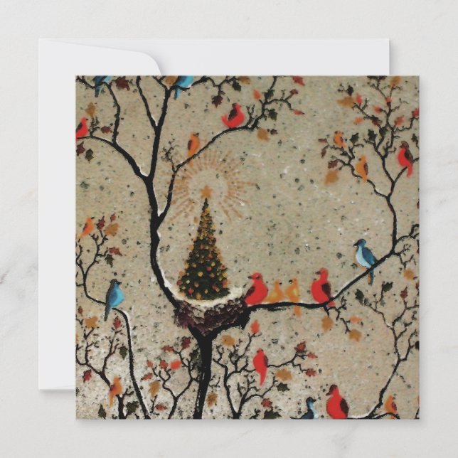 Julgranens rede ~  Inbjudningar (Framsida)