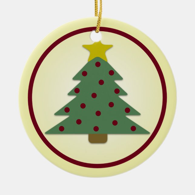 Julgranhelgdagprydnad Julgransprydnad Keramik (Framsidan)