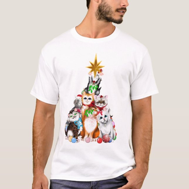 JulgrankattungeT-tröja T-shirt (Framsida)