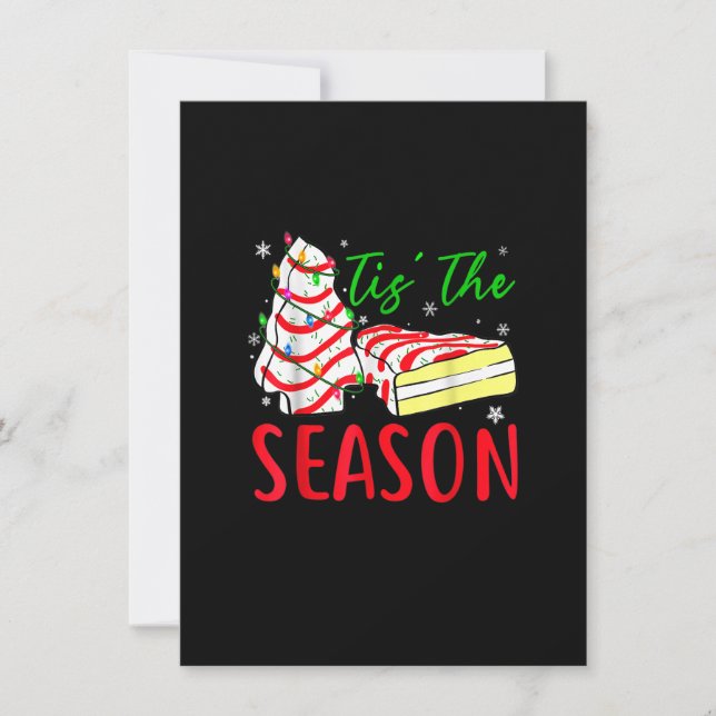 Julgransbullar Debbie-Becky-Jen Lilla Sockerkakshi Inbjudningar (Framsida)