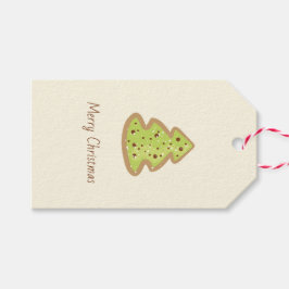 Julgranscookiepresentkort – God Jul Presentetikett