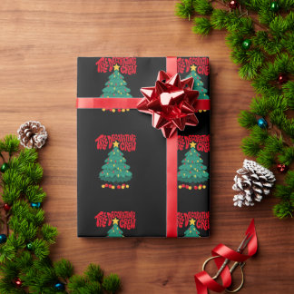 Julgransdekorationsgrupp Jul Familj Matchande Presentpapper