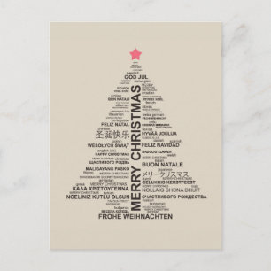 JulgranShape från brev Helg Vykort