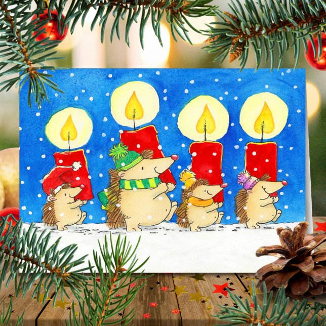 Julgranskaktus Hejdkottar Hälsning  Kort (Skapare uppladdad)