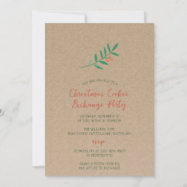 Julgranskokskort Kraft fest Inbjudningar