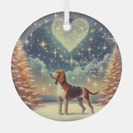 Julgranskula för husdjur i glas