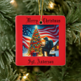 Julgranskula för militär