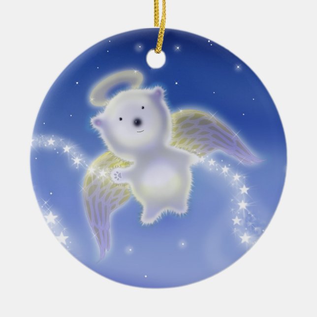 Julgranskula med isbjörnsängel (Framsidan)