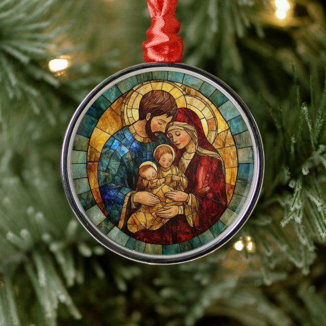 Julgranskula med Jesu födelse och den heliga famil (Träd)