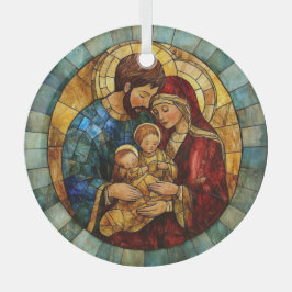 Julgranskula med Jesu födelse och den heliga famil