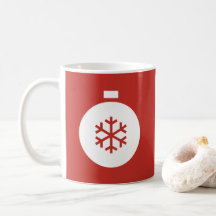 Julgranskula Röd Kaffemug
