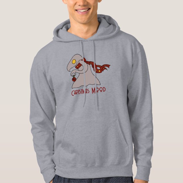 Julgranskula söt monster hoodie (Framsida)