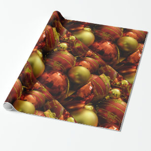 Julgranskulor Inpackningspapper Presentpapper