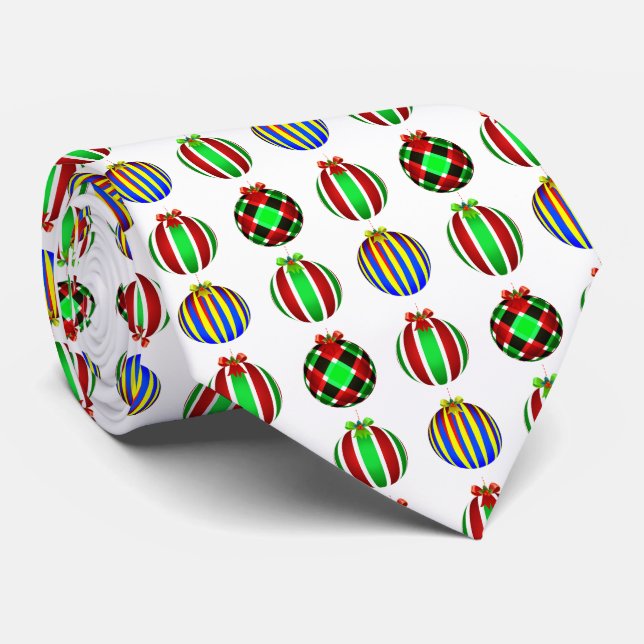 Julgranskulor julen slips (Rullad)