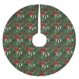 Julgranskulor Mörkgrön Trädskörtel Julgransmatta Borstad Polyester